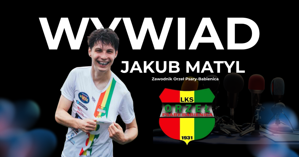 Jakub Matyl opowiada o swojej piłkarskiej drodze, zdobyciu tytułu króla strzelców ligi okręgowej, zainteresowaniu klubów z wyższych lig oraz planach na przyszłość.